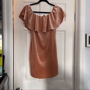 Velour dress - Blush Color - Worn Once - Like New